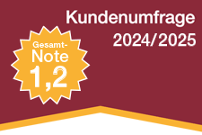 Note 1,2 in der Kundenumfrage 2026